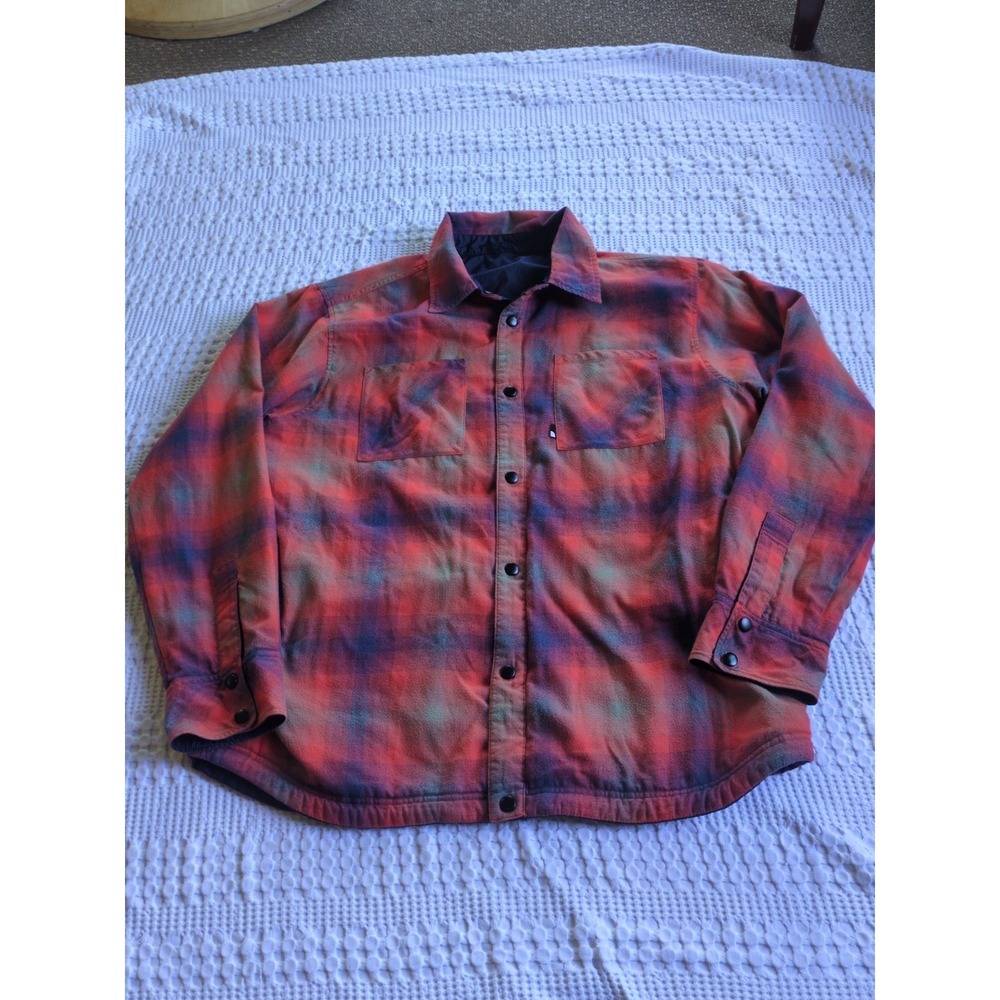 The North Face Fort Point Flannel Shirt Jacket Plaid Shadow Multicolor Mens